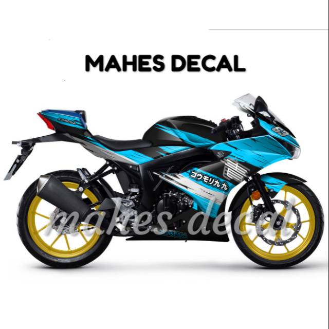 DECAL STIKER  SUZUKI  GSX 150 R CUSTOM DESAIN BEBAS SUKA 