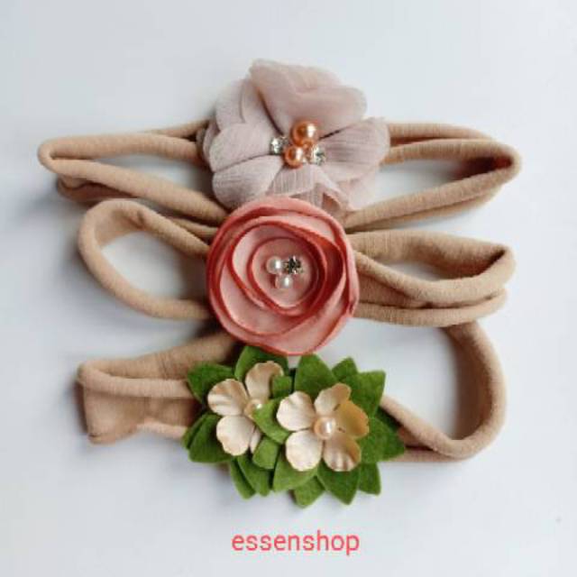 Set 3 pcs BANDANA NYLON bandana bayi headband baby