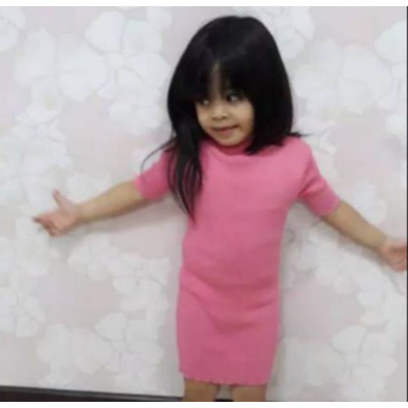 dress anak khaira rajut