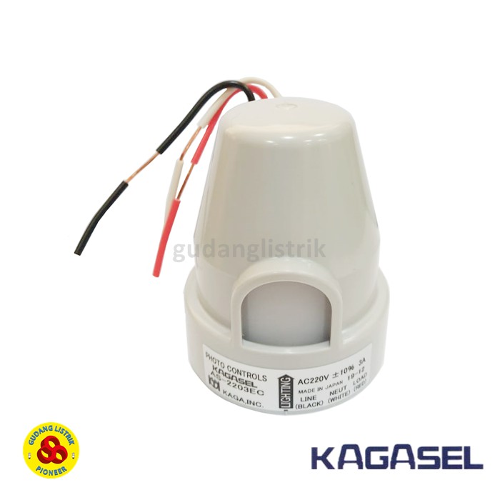 Kagasel Fotosel Photocell 3 Ampere Sensor Cahaya Photocontrols 3A