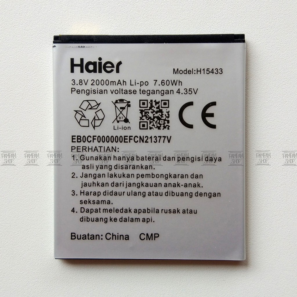 Baterai Smartfren Andromax L H15433 B26D2H Original OEM Ori Battery Batrai Batre HP