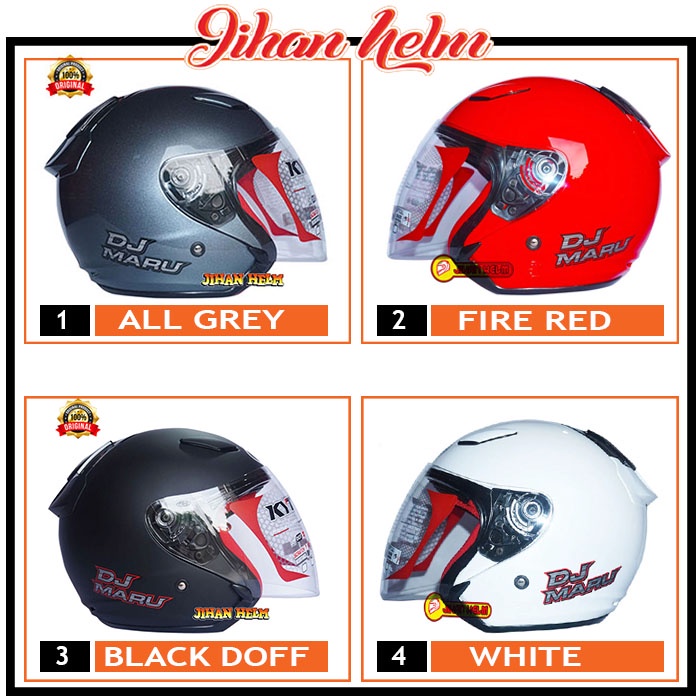 HELM / KYT / DJ MARU / HELM KYT / HELM KYT DJ MARU UNGU TERMURAH