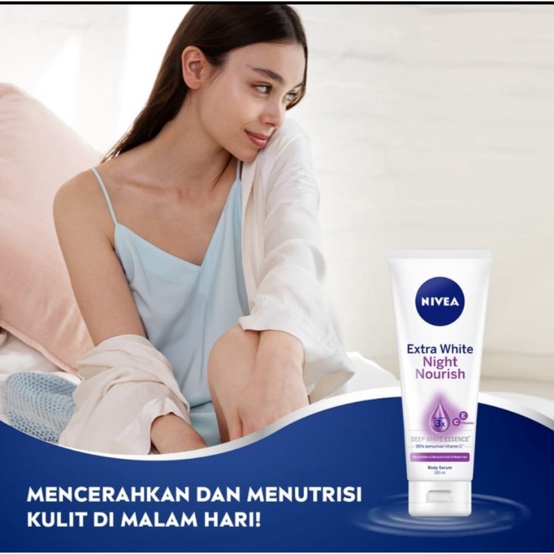 Nivea body serum night nourish