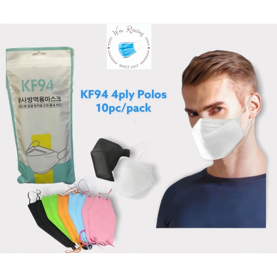 Masker KF94 ICARE Sachet Pack 3D Evo Dewasa 4ply Warna Earloop izin Kemenkes 10pc