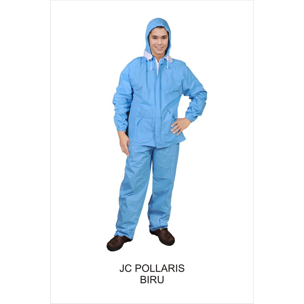 Jope Jas Hujan Setelan Dewasa Baju dan Celana Premium Polaris