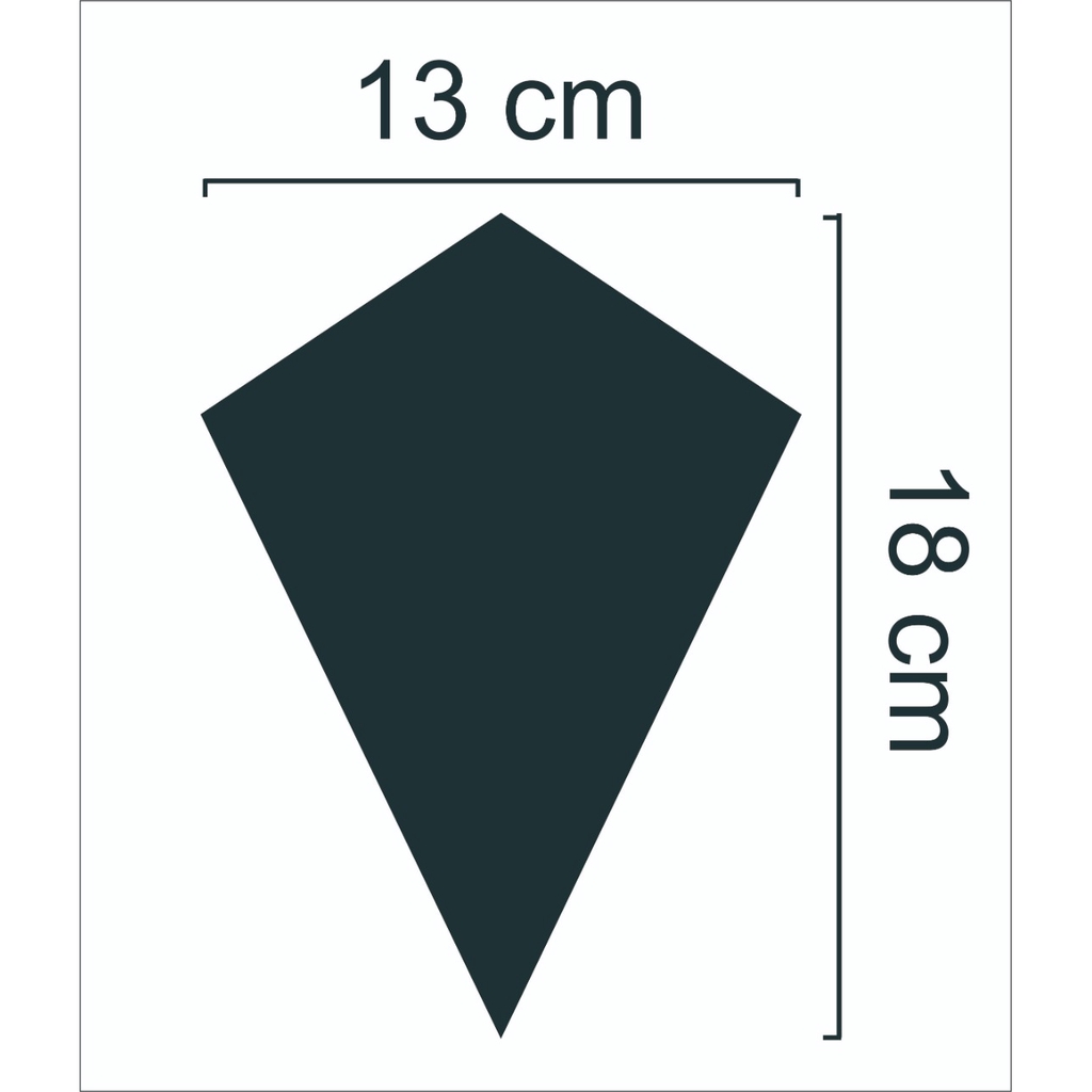 Kaca Dinding Acrylic LAYANGAN Impor 1 Set Isi 4 M895