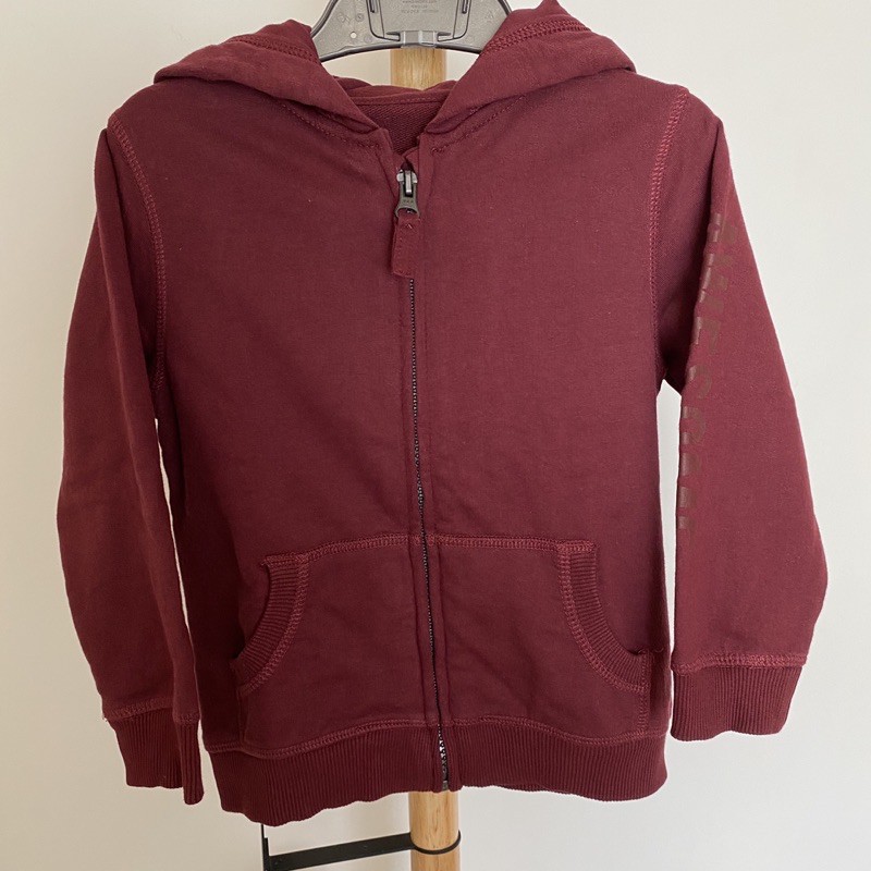 Preloved Jaket Bayi Maroon Mothercare Size 18-24 Months