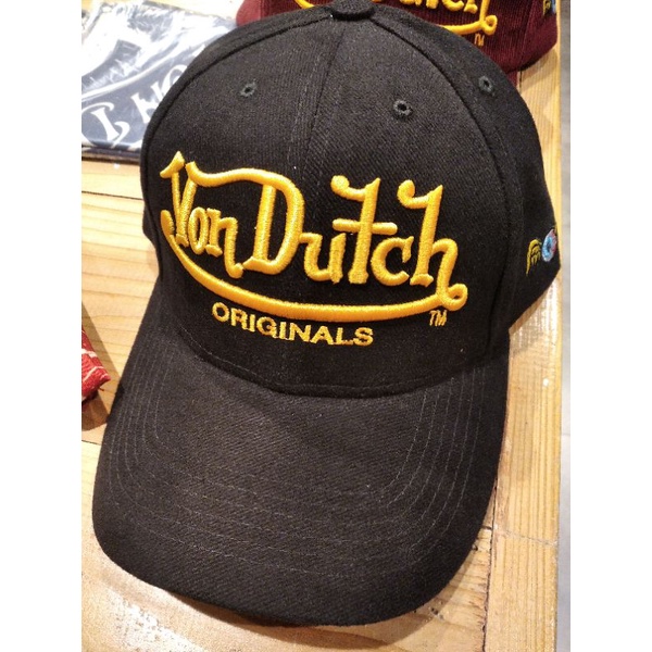 TOPI CAP VON DUTCH ORIGINAL BLACK NEW ARRIVAL