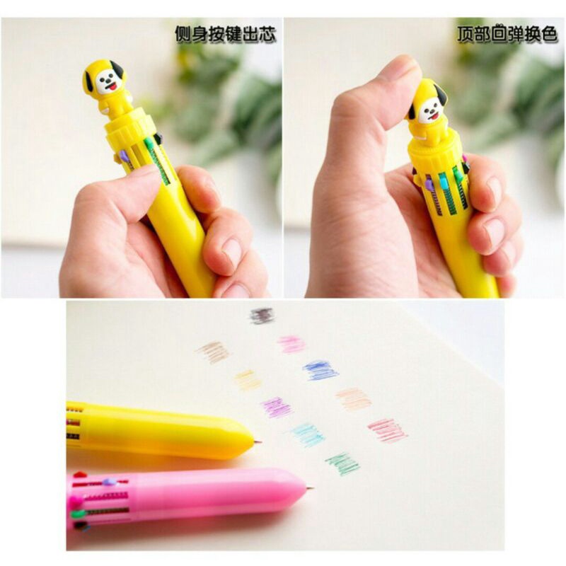 cod pulpen 10 warna / pulpen karakter BTS murah