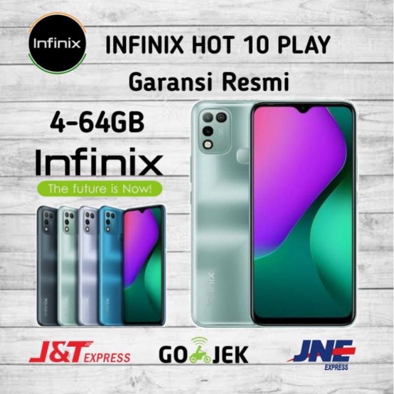 Infinix Hot 10 Play 4/64GB Garansi Resmi