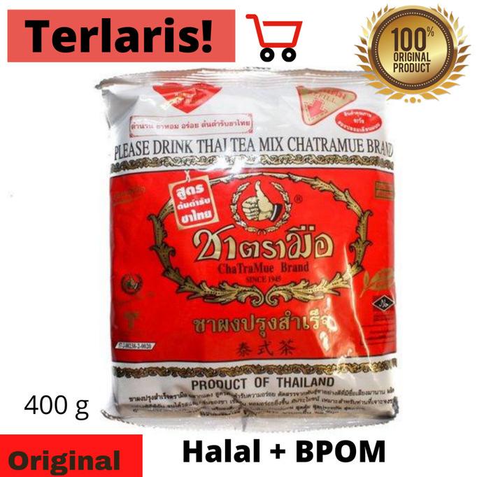 

[ COD ] Thai Tea Mix Number One Chatramue Brand 400 gram BERKUALITAS Kode 276