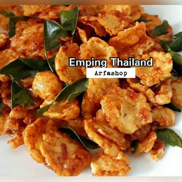 

( 500gram ) Emping Thailand Spesial super Enak Pedas manis asin Gurih renyah