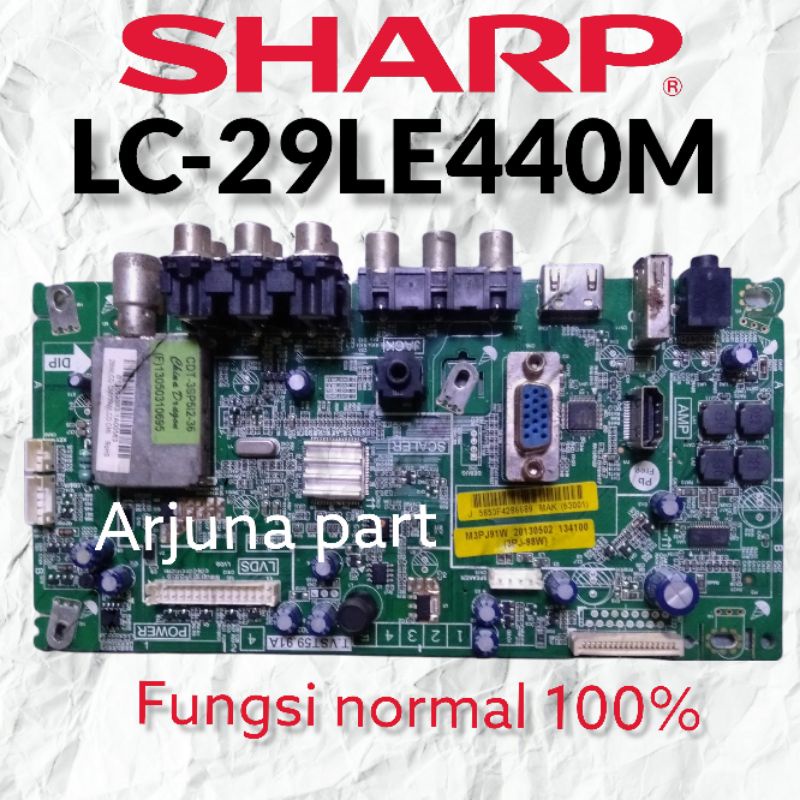 mainboard TV Sharp LC-29LE440M / MB TV Sharp 29LE440M / MB Sharp LC-29LE440M / MB 29LE440M / LC-29LE