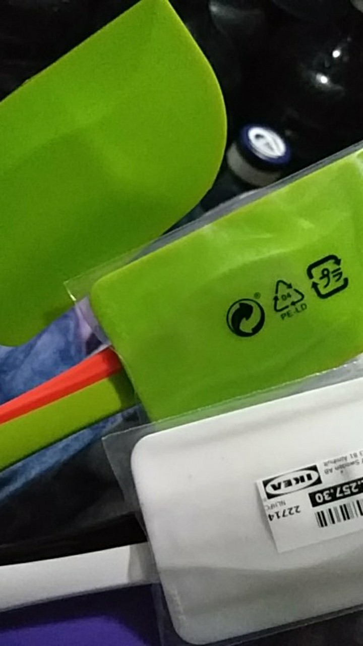 [910] Spatula Karet Silikon Pengaduk Adonan Bpa Free - Spatula Adonan Kue - Spatula Masak