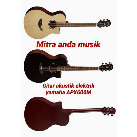 Yamaha gitar yamaha akustik elektrik apx600m