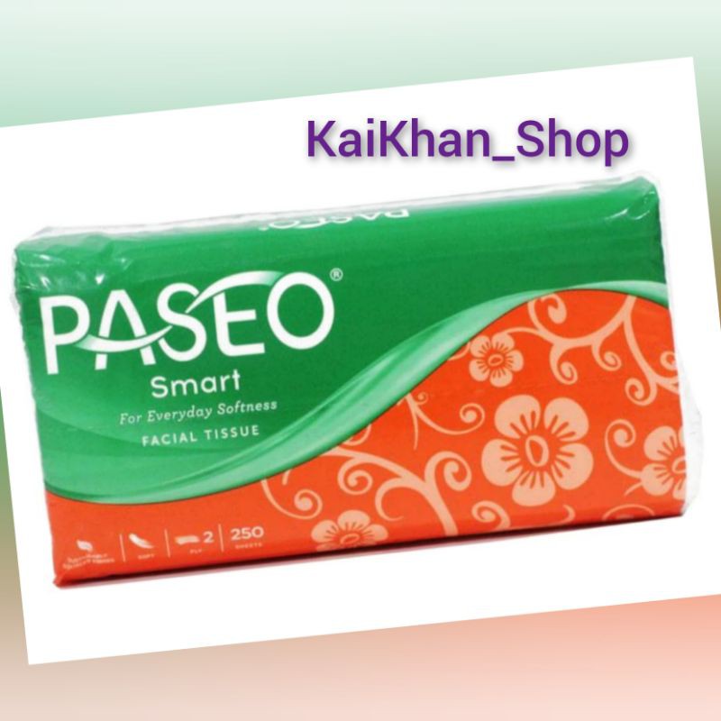 PASEO Smart Facial Tissue Softpack [2 Ply/250 Sheet]