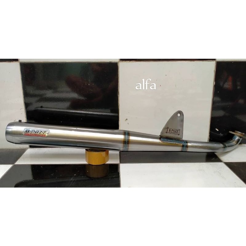 knalpot Alfa/Yamaha Alfa std racing B-PAZZ