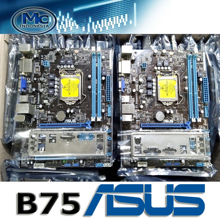 Motherboard MOBO Mainboard B75 LGA 1155 HDMI (USB 3.0)