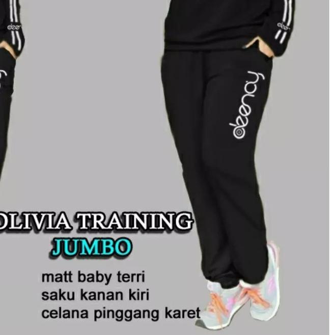 MAR TRAINING OLIVIA Pakaian SET Wanita Training Baju kaos Celana Setelan Olahraga Jumbo terbaru