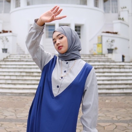 Gamis Dewasa Kekinian Tabina Seri Hawwa Bahan Toyobo Tabina seri Hawwa untuk Remaja hingga Dewasa