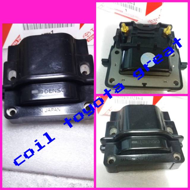 COIL INGNITION DELCO TOYOTA COROLLA GREAT TWINCAM SOLUNA DENSO KW JEPANG