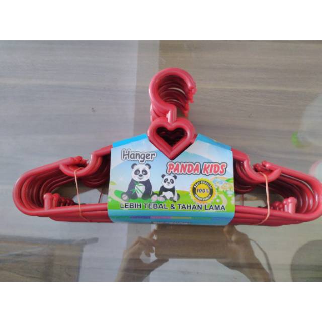 HANGER  ROTAN/ GANTUNGAN BAJU ANAK ISI 12 PCS