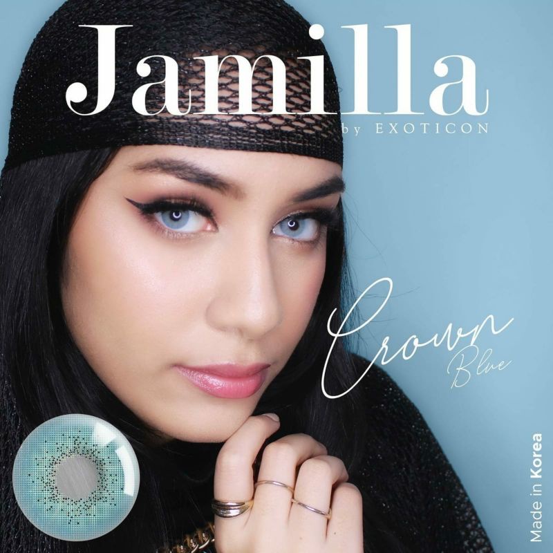 Softlens X2 JAMILLA 14.5 MM CROWN BLUE MINUS -0.50 S.D -6.00