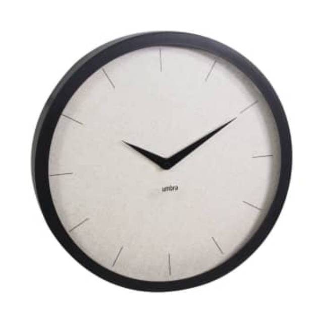 Umbra 30.4 Cm Jam Dinding Earth C - Hitam