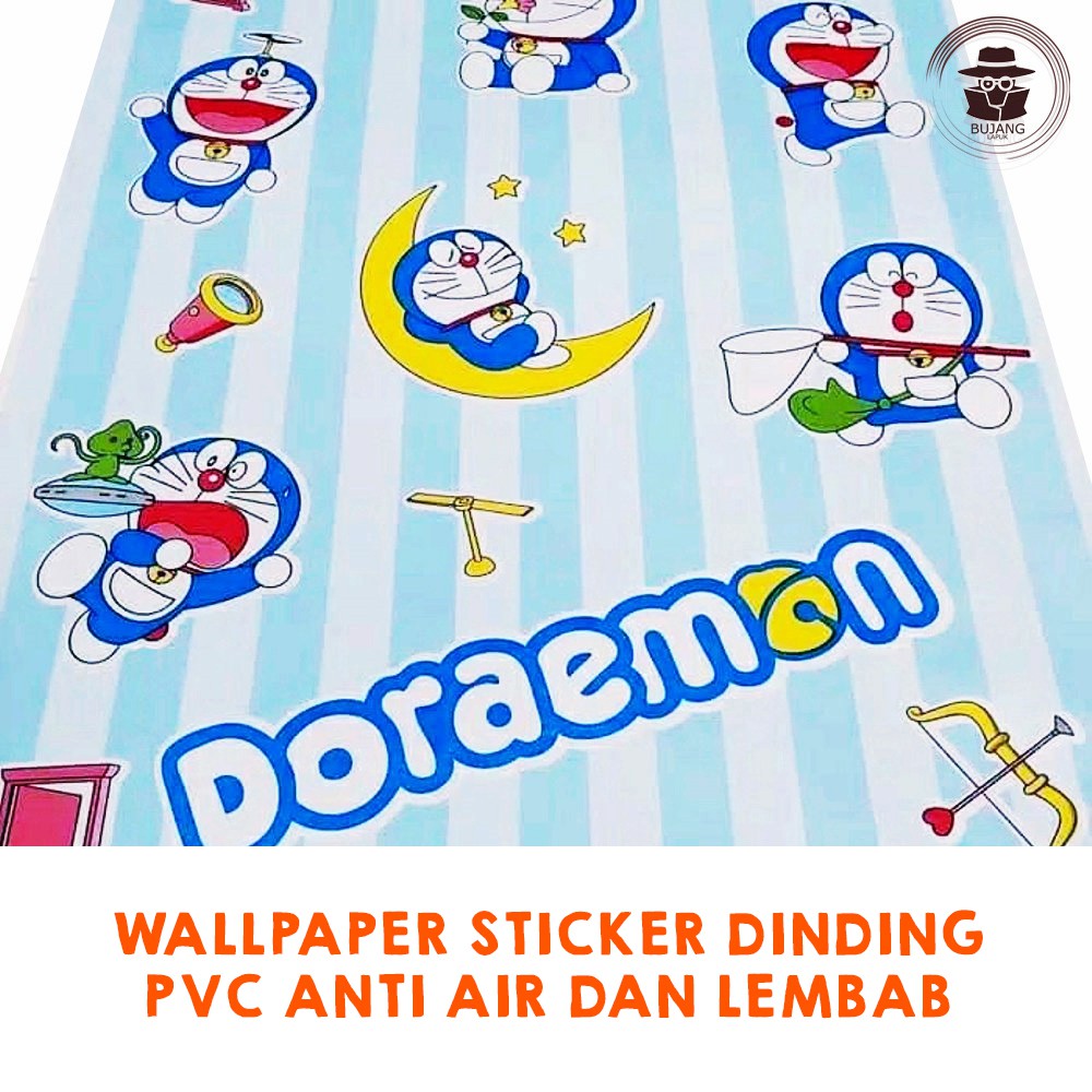 Wallpaper Stiker Dinding | Walpaper dinding Kamar Tidur | Wallpaper Promo |SALUR DORAEMON
