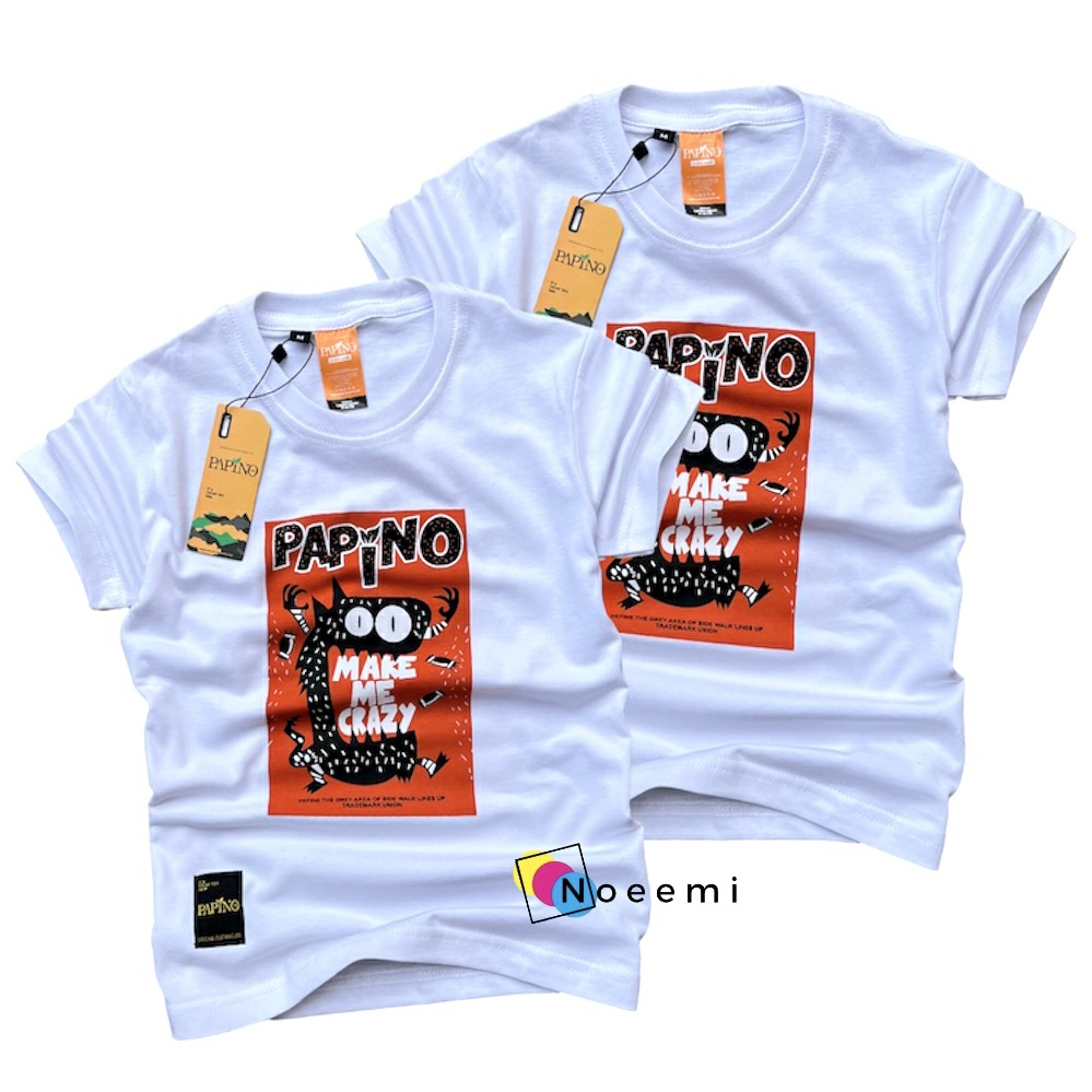 Papino Baju Kaos Anak Laki Laki 1-12 Tahun Pakaian Distro Oblong Cowok Dan Perempuan