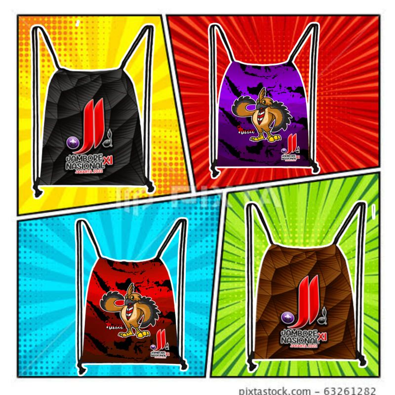 

Tas serut string bag pramuka perinting sepecial jamnas