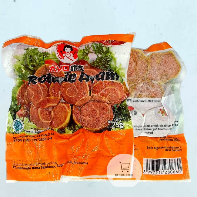 Ayoma Rolade Ayam / Chicken Rolade isi 9 (225gram)