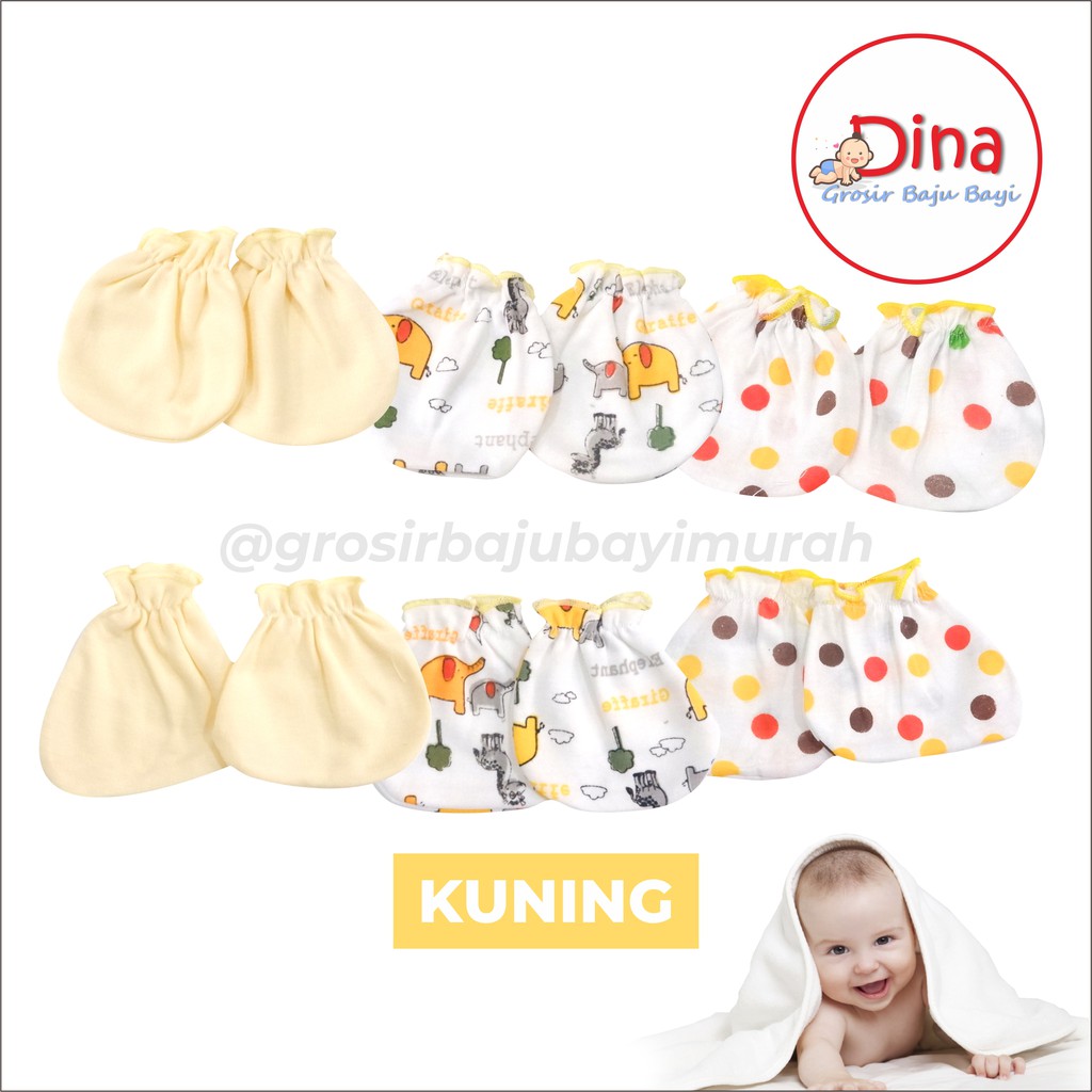 Sarung tangan kaki bayi ZAHDAN SNI 1 pack perlengkapan bayi baru lahir