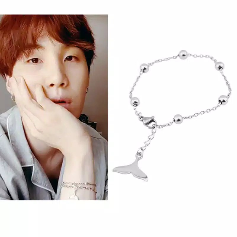 GG0290 - Gelang Tangan Pria Kpop Korea BTS EXO GOT7 NCT Stray Kids