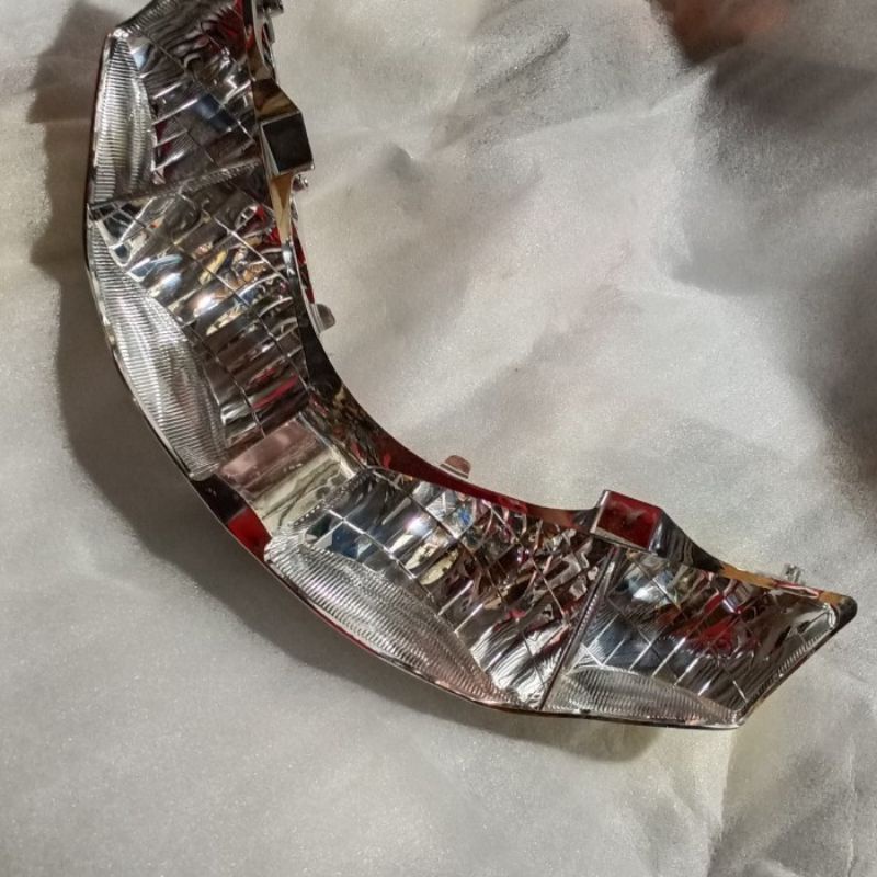 frame lampu depan aerox 2021 original crom lampu new aerox