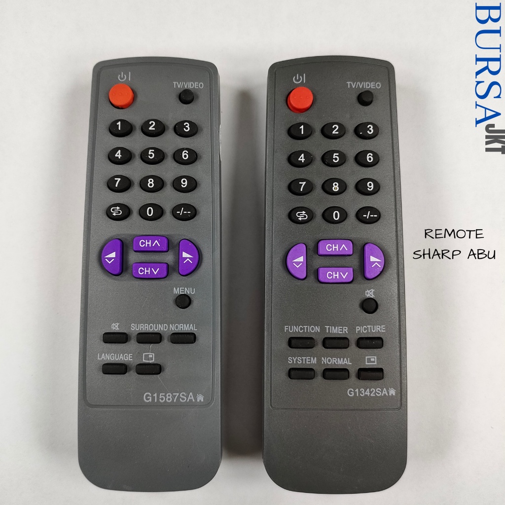 REMOTE SHARP TV TABUNG ABU UNIVERSAL