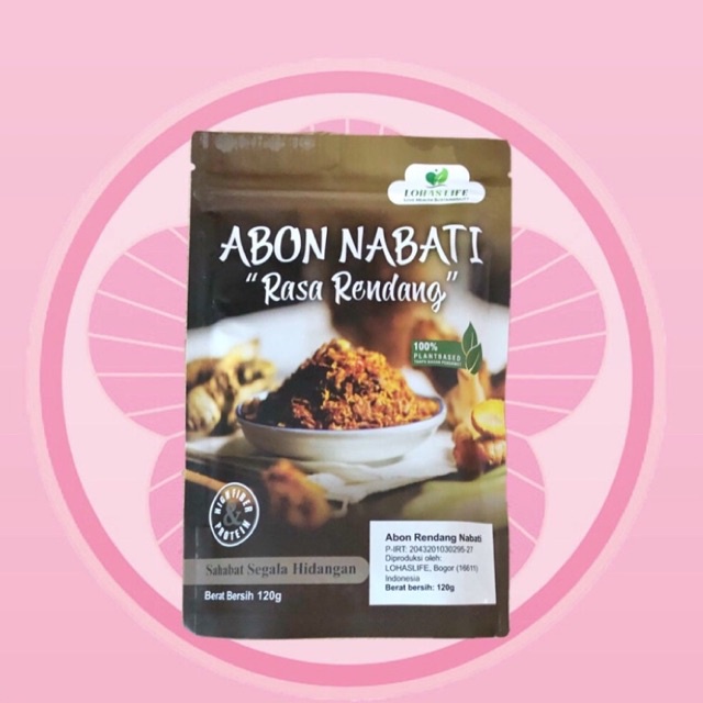 

Lohas Life Abon Nabati Rasa Rendang Vegan Vegatarian Plant Based