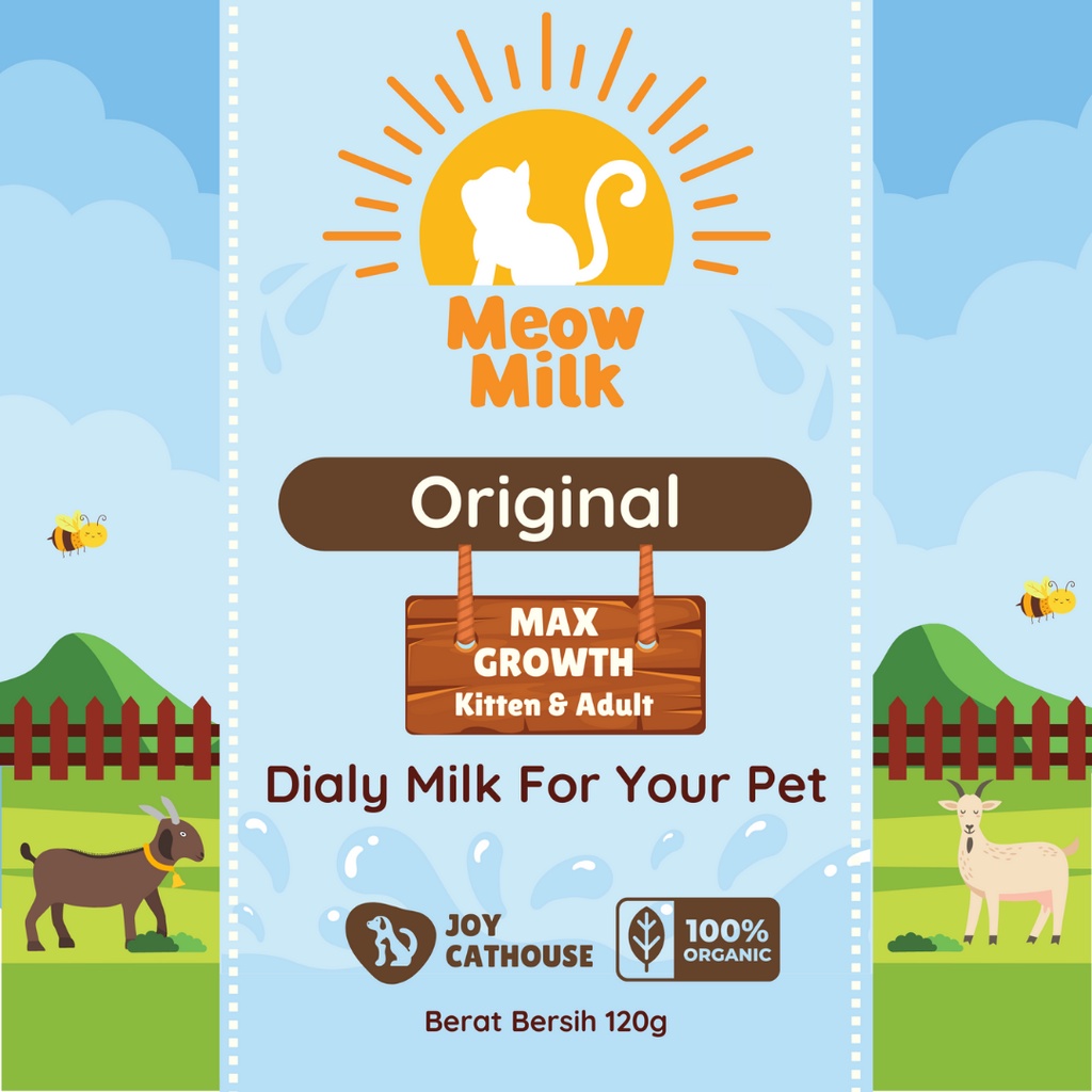 MEO MILK PET SUSU KAMBING UNTUK KUCING 120gr