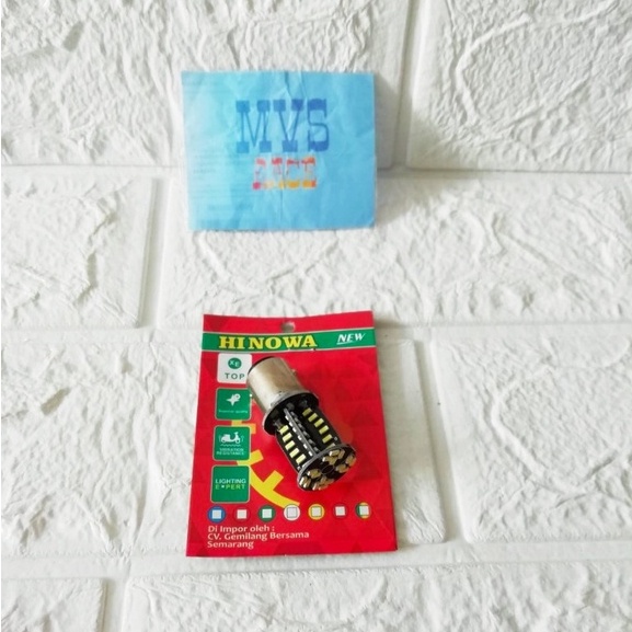 Lampu Stop Rem Led Kedip Plus Running 60 Mata, 2 kaki. DC 12 Volt.= Fino 125, Jupiter Z, Beat, Supra