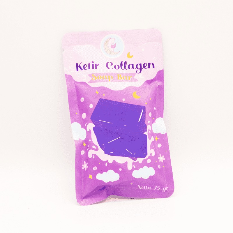 Kefir Collagen Soap Bar Beautyinu Sabun Kefir Kolagen Pemutih Badan Whitening Soap BPOM