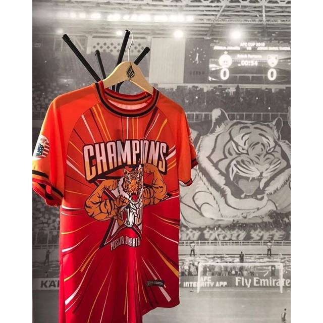 Jersey Persija Tiger roar champions
