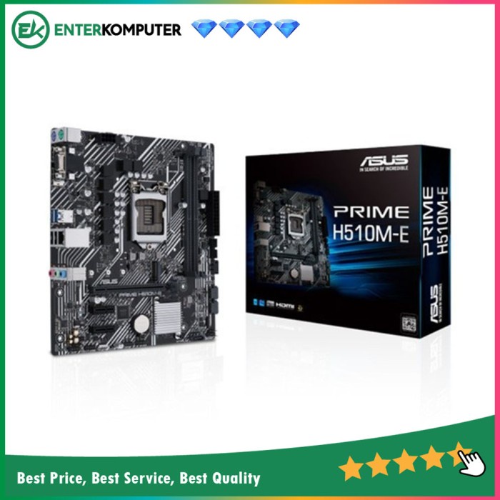 Asus PRIME H510M-E (LGA1200, H510, DDR4, USB3.2, SATA3)