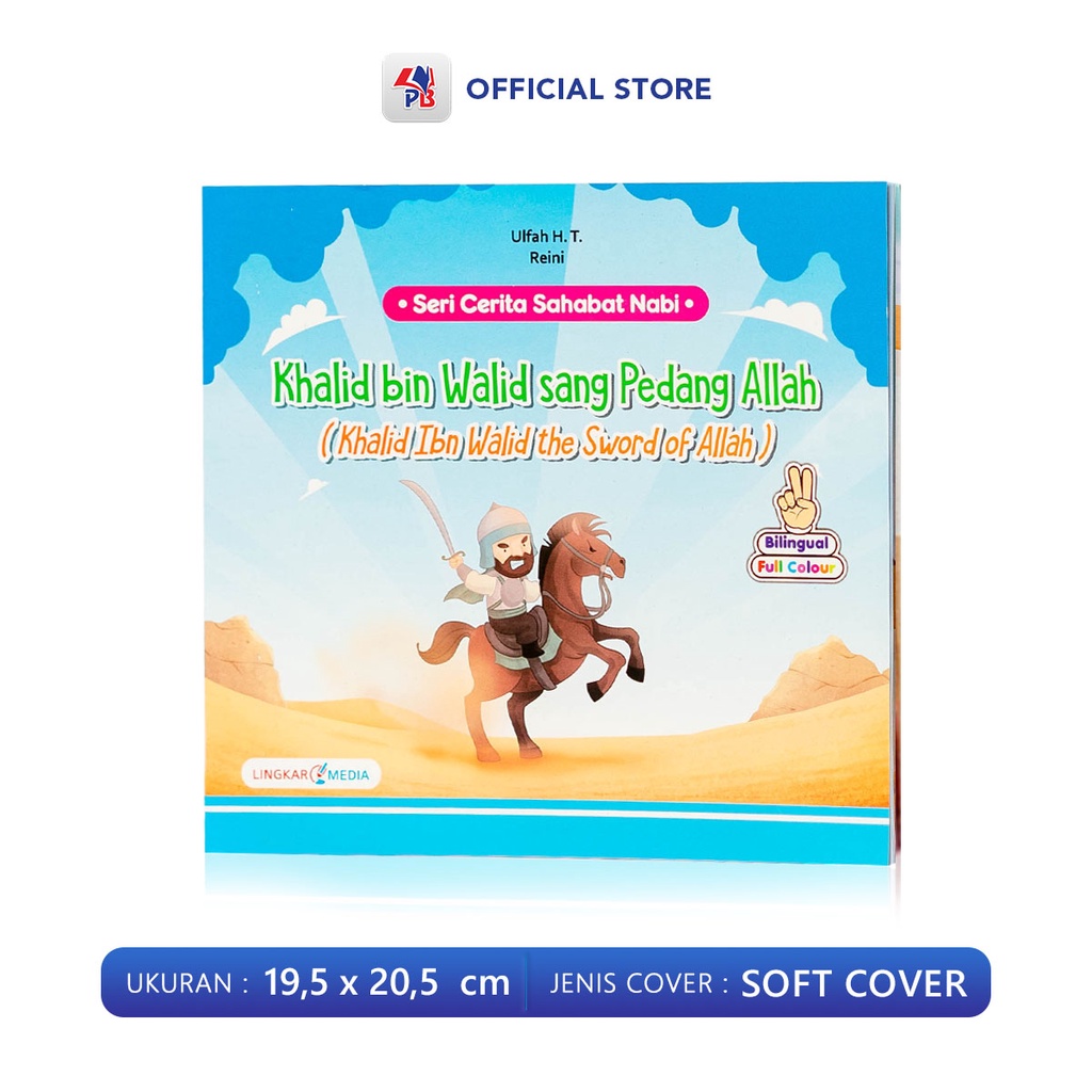 Buku Cerita Anak Bergambar Buku Cerita Nabi Bilingual Seri Sahabat Nabi : Bilal Pemilik Suara Emas / Ali Kecil Mengenal Islam / Khalid Bin Walid Sang Pedang Allah / Abu Bakar Ash Shiddiq Yang Baik Hati