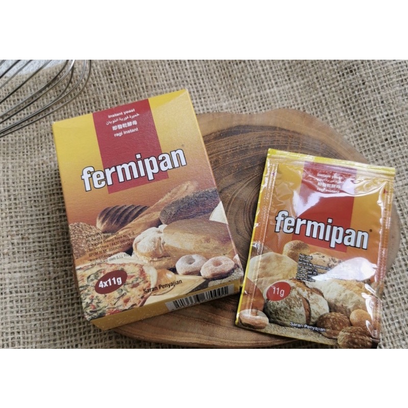 

FERMIFAN Ragi pengembang instan isi 4 sachet x 11 gram