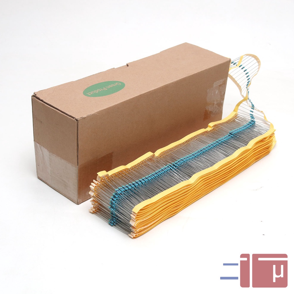 x10 Resistor 4R7 4.7 Ohm 1/4W Metal Film 1% Taiwan Kaki Tembaga