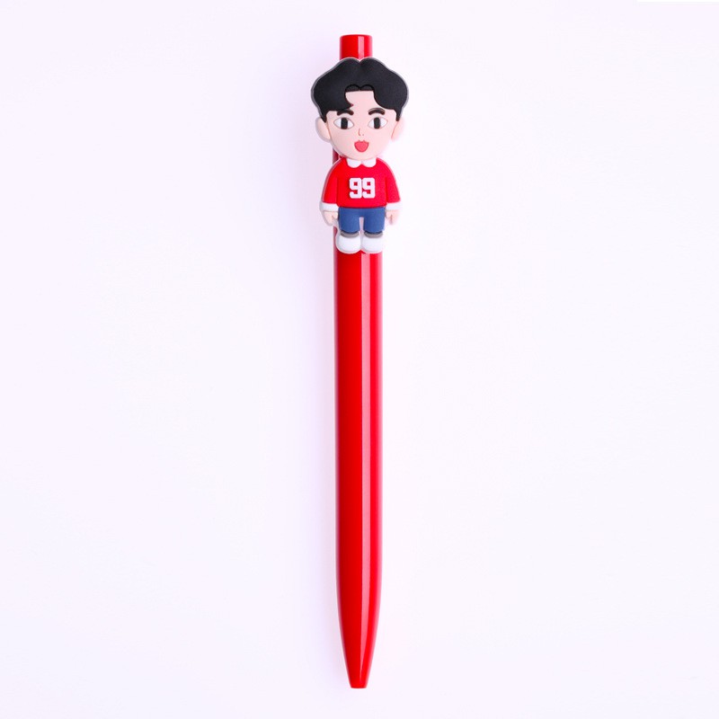 [Bayar Di Tempat]KPOP EXO Black Ballpoint Pen Student School Accessories pena