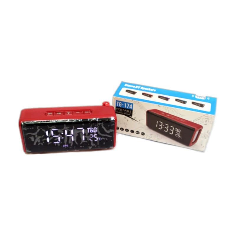 Speaker bluetooth TG-174 musik box Bluetooth Jam Alarm