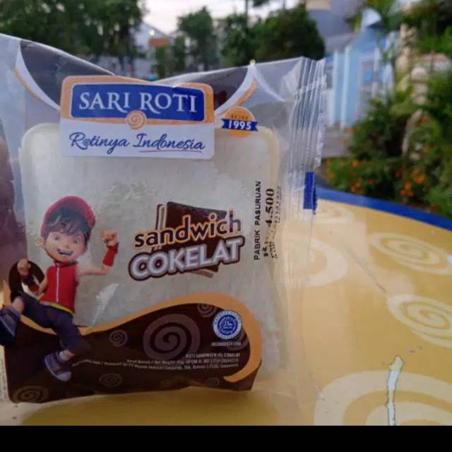 

Sari roti SandWich Cokelat