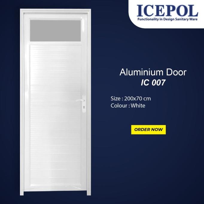 >*>*>*>*] Pintu Kusen Aluminium Kamar Mandi Toilet Pintu Aluminium IC007