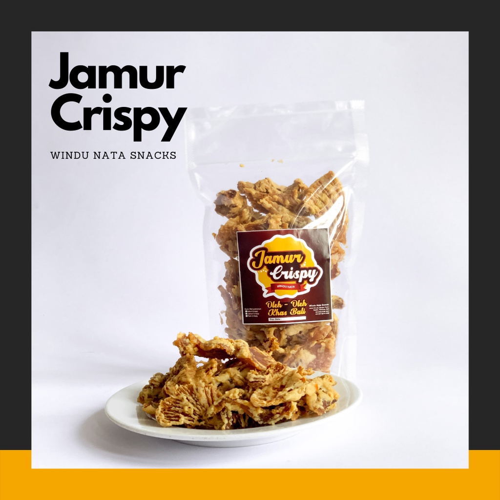 

100 Gram - Jamur Crispy Khas Bali | Windu Nata Bali | Keripik Jamur